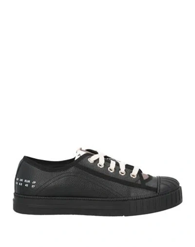 Ant/werp Man Sneakers Black Size 11 Leather, Textile Fibers