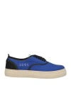 Ant/werp Man Sneakers Blue Size 7 Textile Fibers In Blue