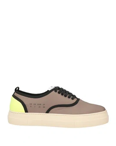 Ant/werp Man Sneakers Khaki Size 9 Textile Fibers In Beige