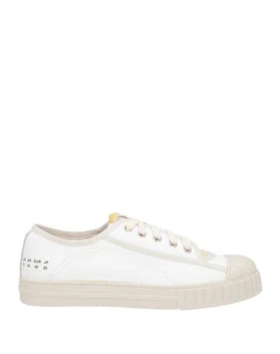 Ant/werp Man Sneakers White Size 12 Leather, Textile Fibers
