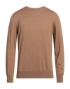 Ant/werp Man Sweater Camel Size Xl Merino Wool In Beige