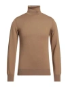 Ant/werp Man Turtleneck Camel Size Xl Merino Wool In Beige