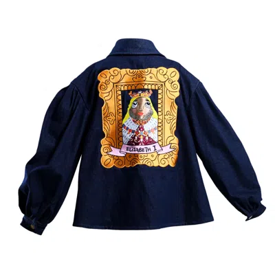A.nty Story Blue Lady Serena - Elizabeth I Denim Jacket