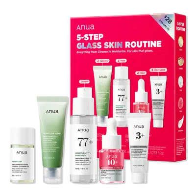 Anua 5-step Glass Skin Routine Set