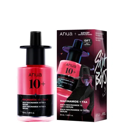 Anua Exclusive  Kpop Demon Hunters Niacinamide 10 Txa 4 Serum 50ml In Transparent