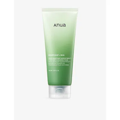 Anua Heartleaf Quercetinol Pore Deep Cleansing Foam 150ml In Green