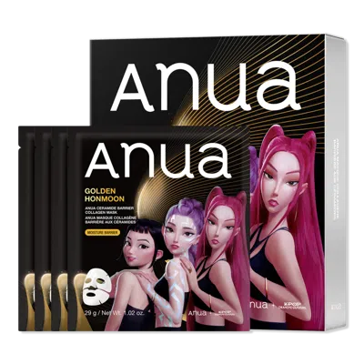 Anua Kpop Demon Hunters Ceramide Barrier Collagen Mask - 4 Ct