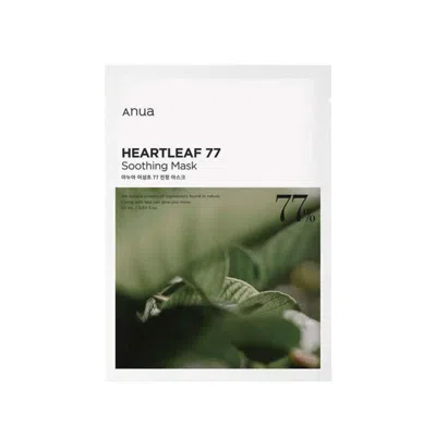 Anua Unisex Heartleaf 77% Soothing Sheet Mask 0.84 oz 8809640730290