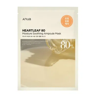 Anua Unisex Heartleaf 80 Moisture Soothing Ampoule Mask 8809640732508