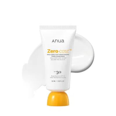 Anua Unisex Zero-cast Moisturizing Finish Sunscreen Spf50+ 1.7 oz 8809640739507