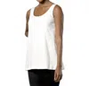 A'nue Miami A-line Tank In White In White