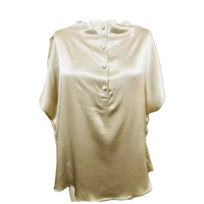 Anuk Women's White Srija Blouse - Oyster