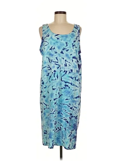 Pre-owned Anvil Casual Dress In Blue