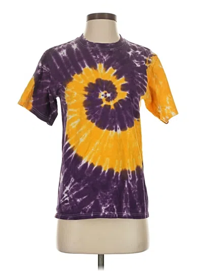 Pre-owned Anvil Short Sleeve T-shirt In Purple