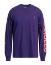 Anwar Carrots Man T-shirt Purple Size L Cotton In Purple