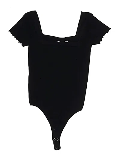 Pre-owned Anwnd Bodysuit In Black