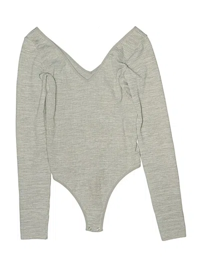 Pre-owned Anwnd Bodysuit In Gray
