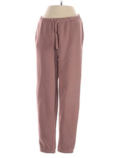 Pre-owned Anwnd Casual Pants In Burgundy