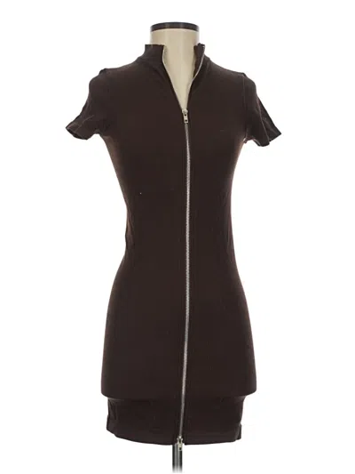 Pre-owned Anwnd Coat In Brown