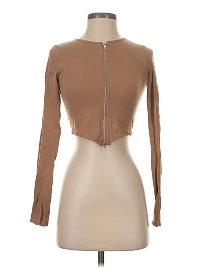 Pre-owned Anwnd Long Sleeve Turtleneck In Brown