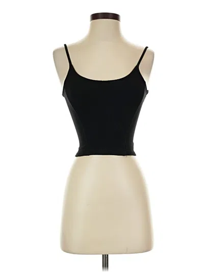 Pre-owned Anwnd Tank Top Black Strapless Neckline Tops