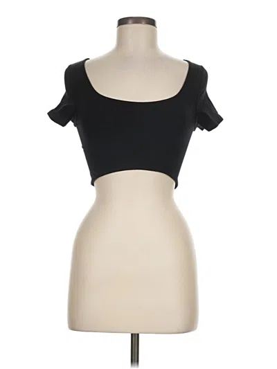 Anwnd Tank Top Black Strapless Neckline Tops