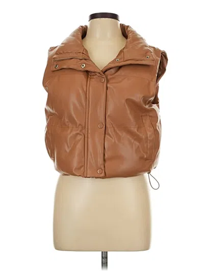 Pre-owned Anwnd Vest In Brown