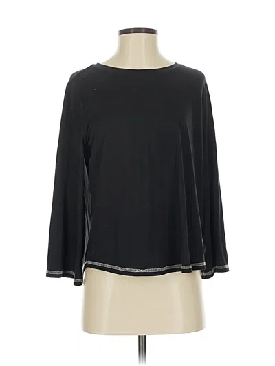 Pre-owned Any Body 3/4 Sleeve T-shirt In Black