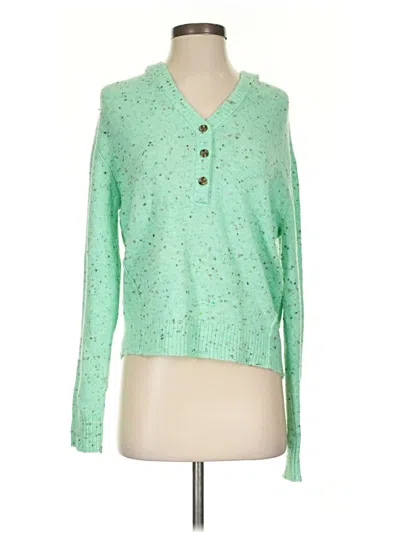 Pre-owned Any Body Cardigan Sweater In Green