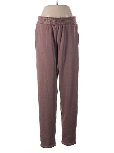 Pre-owned Any Body Casual Pants In Burgundy