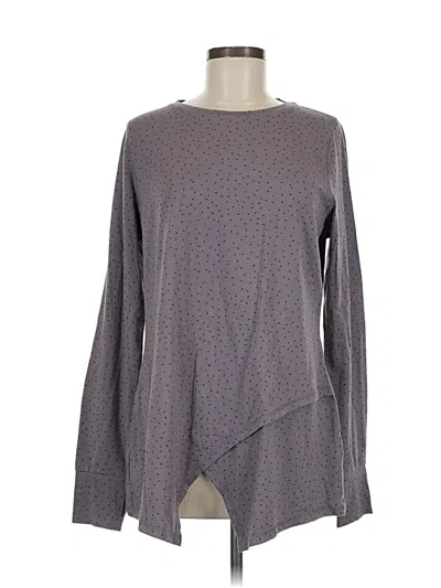 Pre-owned Any Body Long Sleeve T-shirt In Gray