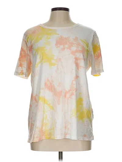 Pre-owned Any Body Short Sleeve T-shirt In White