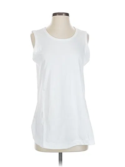 Pre-owned Any Body Sleeveless T-shirt In White