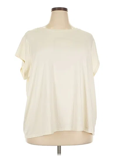 Pre-owned Any Body Sleeveless T-shirt In White