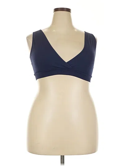 Pre-owned Any Body Sports Bra In Blue