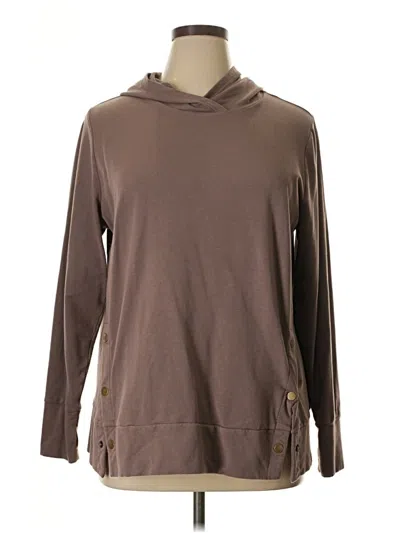 Pre-owned Any Body Sweatshirt In Brown