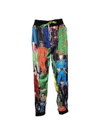 Any Old Iron Black / Blue Men's Heroes Joggers In Multi