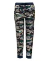 Any Old Iron Green / Black / Brown Men's Camo Sequin Joggers In Green/black/brown
