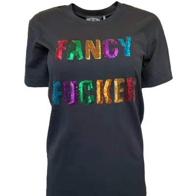 Any Old Iron Mens Fancy Fucker T-shirt In Black