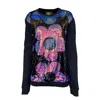 Any Old Iron Women's Black Iridescent Right Quant Reversible Sequin Sweatshirt In Black
