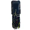 Any Old Iron Women's Black Multicolor Snake Dress In Black