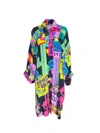 Any Old Iron Women's Black Multicolor Broadway Circus Duster In Multi