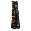 Any Old Iron Women's Black Neon Star & Lightning Beaded Gown In Black