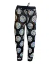 Any Old Iron Women's Black / Silver Iridescent Smiley Reversible Sequin Joggers In Black/silver
