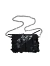 Any Old Iron Women's Black / Silver Glossy Black Sequin Bag In Multi