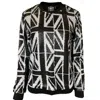 Any Old Iron Women's Black / White / Silver Black Jack Reversible Sequin Sweatshirt In Black/white/silver