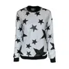 Any Old Iron Women's Black / White / Silver White Sparkle Star Reversible Sequin Sweatshirt In Black/white/silver