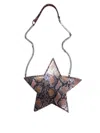 Any Old Iron Women's Black / Yellow / Orange Metallic Pink Snake Star Leather Bag In Black/yellow/orange