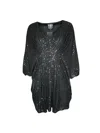 Any Old Iron Women's Fourth Avenue Black Sequin Dress In Black