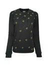 Any Old Iron Women's Gold / Black / Yellow Golden Emrboidered Wasp Beaded Sweatshirt In Black